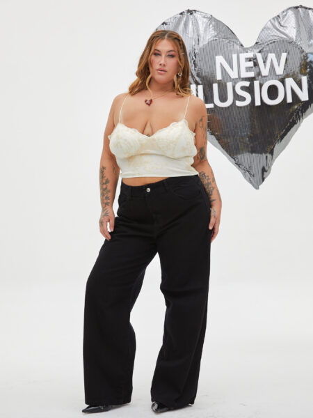 WIDE LEG BLACK